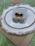 14K Hear Dangle Earring RQ226