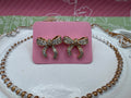 14K Bow Stud Earring RQ229