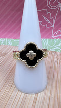 14K Black Clover Ring SJ-41670003