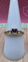 14K Heart Crown Ring RYX-0220 PINK X001202192