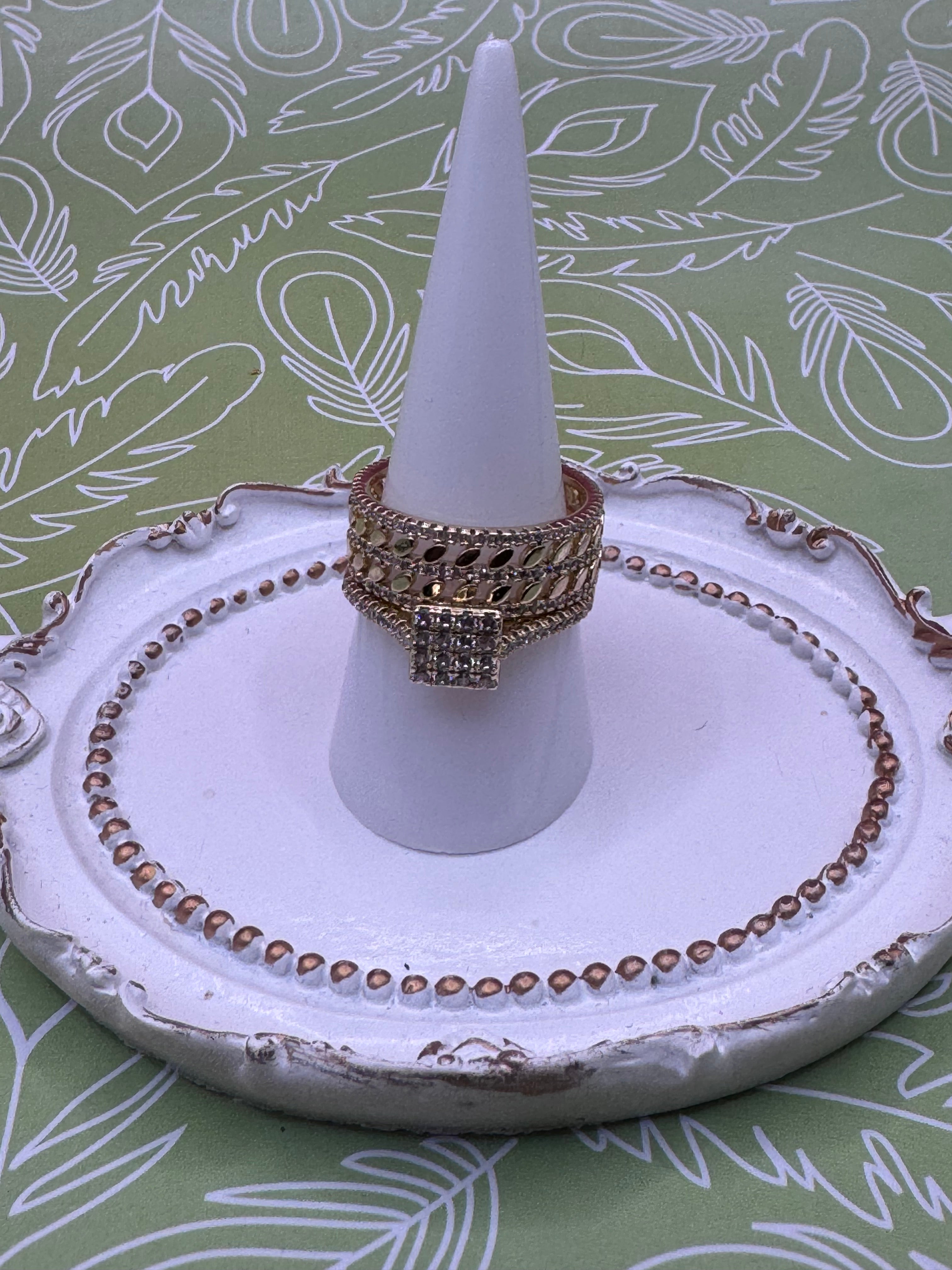 14K WEDDING BAND SET XP