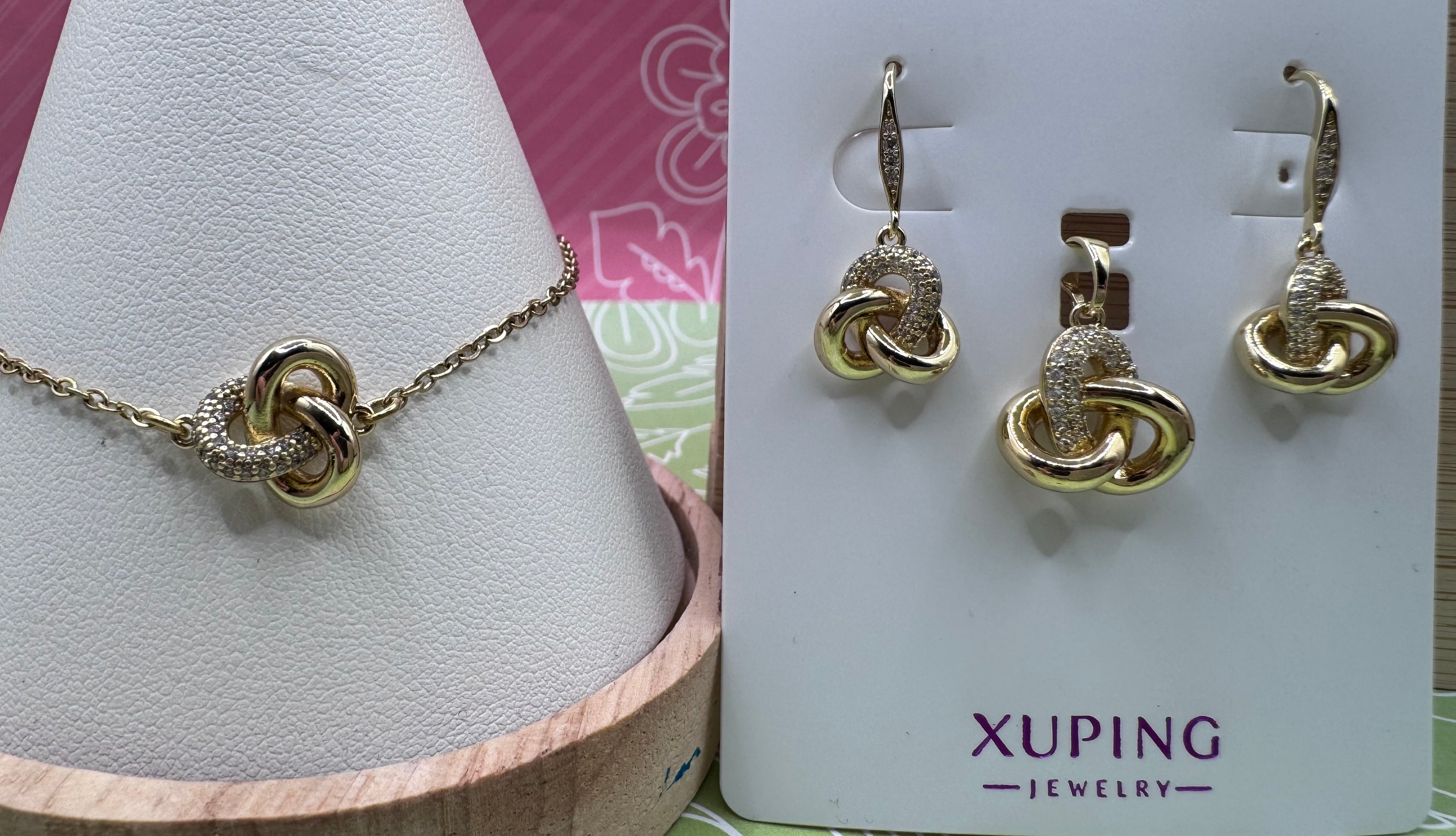 14K 3PIECE KNOT SET X001033267