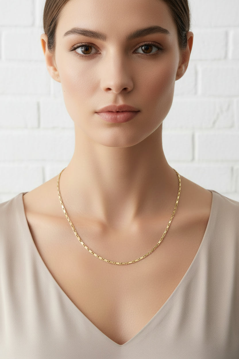 14K VALENTINO 24IN NECKLACE CHAIN 1.8N-60CM LCC-30090024