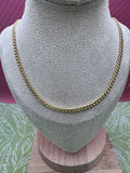14K 18IN CUBAN LINK NECKLACE CHAIN 3.5N-45CM LCC-27360022