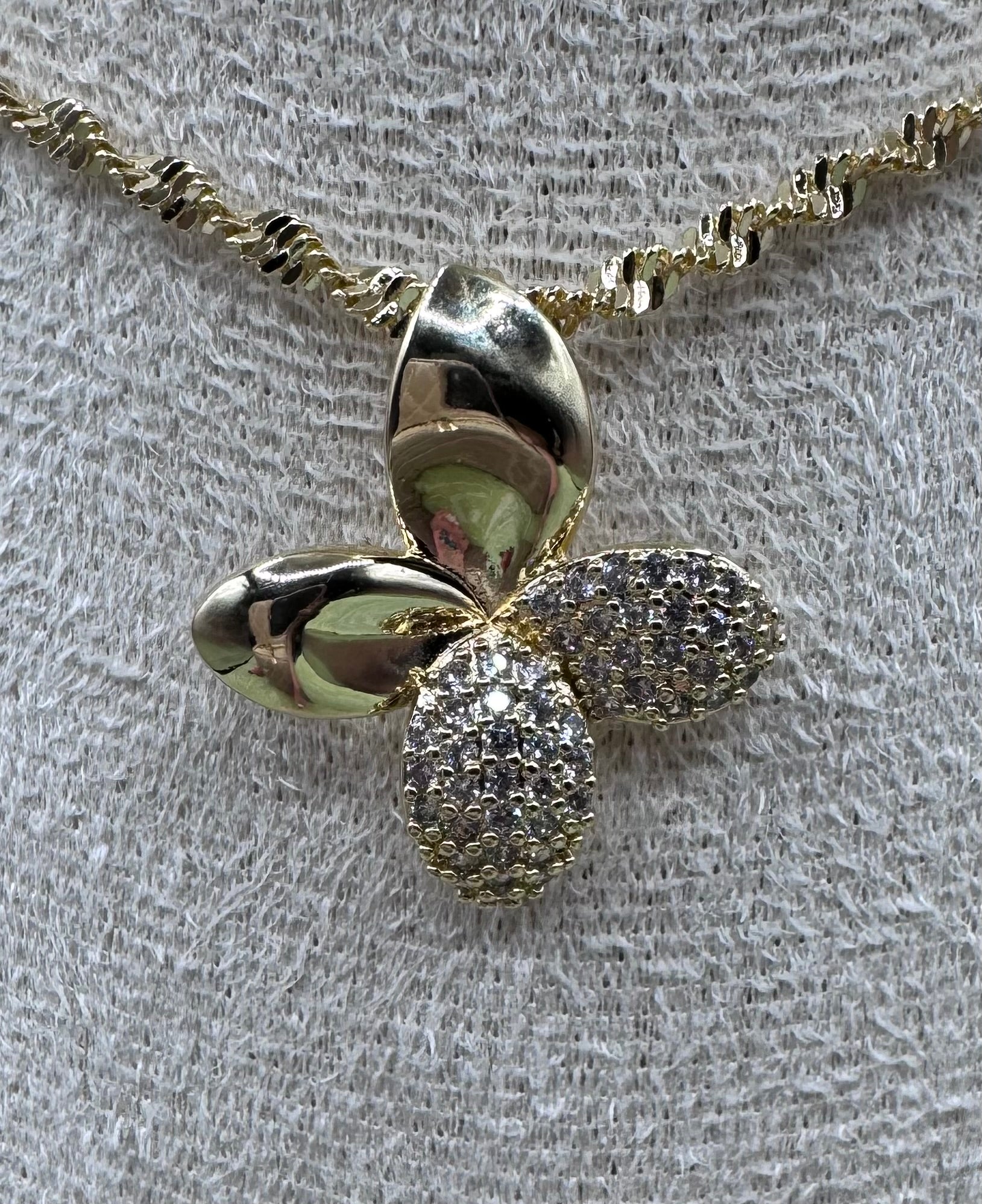 14K FLOWER PENDANT GS-21640001