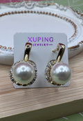 14K PEARL HOOP EARRING X001208391