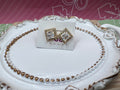 14K SQUARE STUD RQ245
