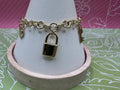 14K LOCK AND KEY BRACELET 17CM+3CM X001007019