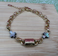 14K LOCK CROSS BRACELET CS-21230001