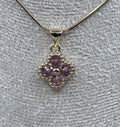 14K PINK CLOVER PENDANT YH-11680009