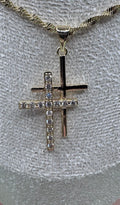 14K DOUBLE CROSS GS-17020002