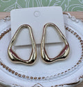 14K TRIANGLE EARRING R-24080003