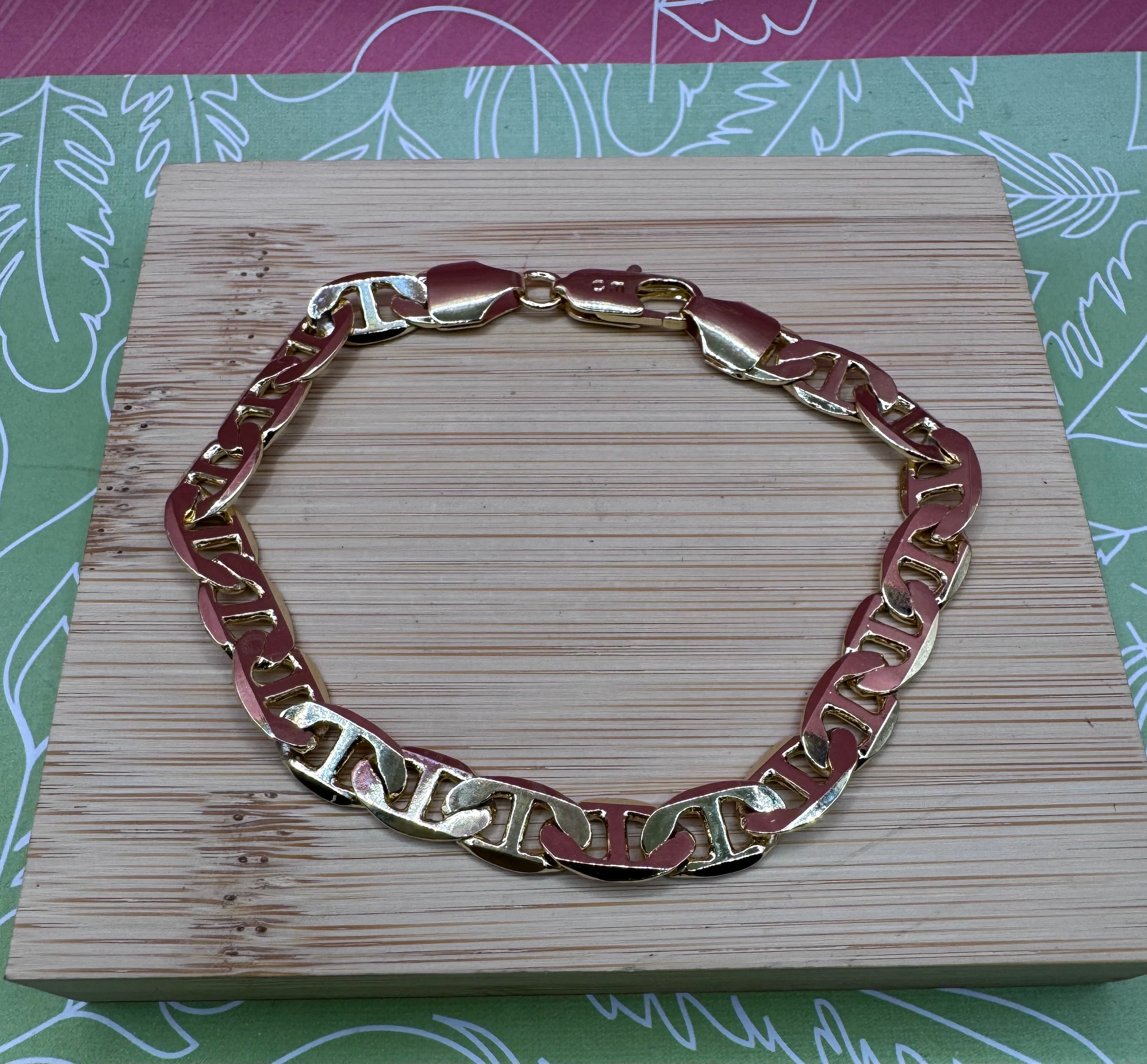 14K GG BRACELET 8N-21CM LCC-36750125