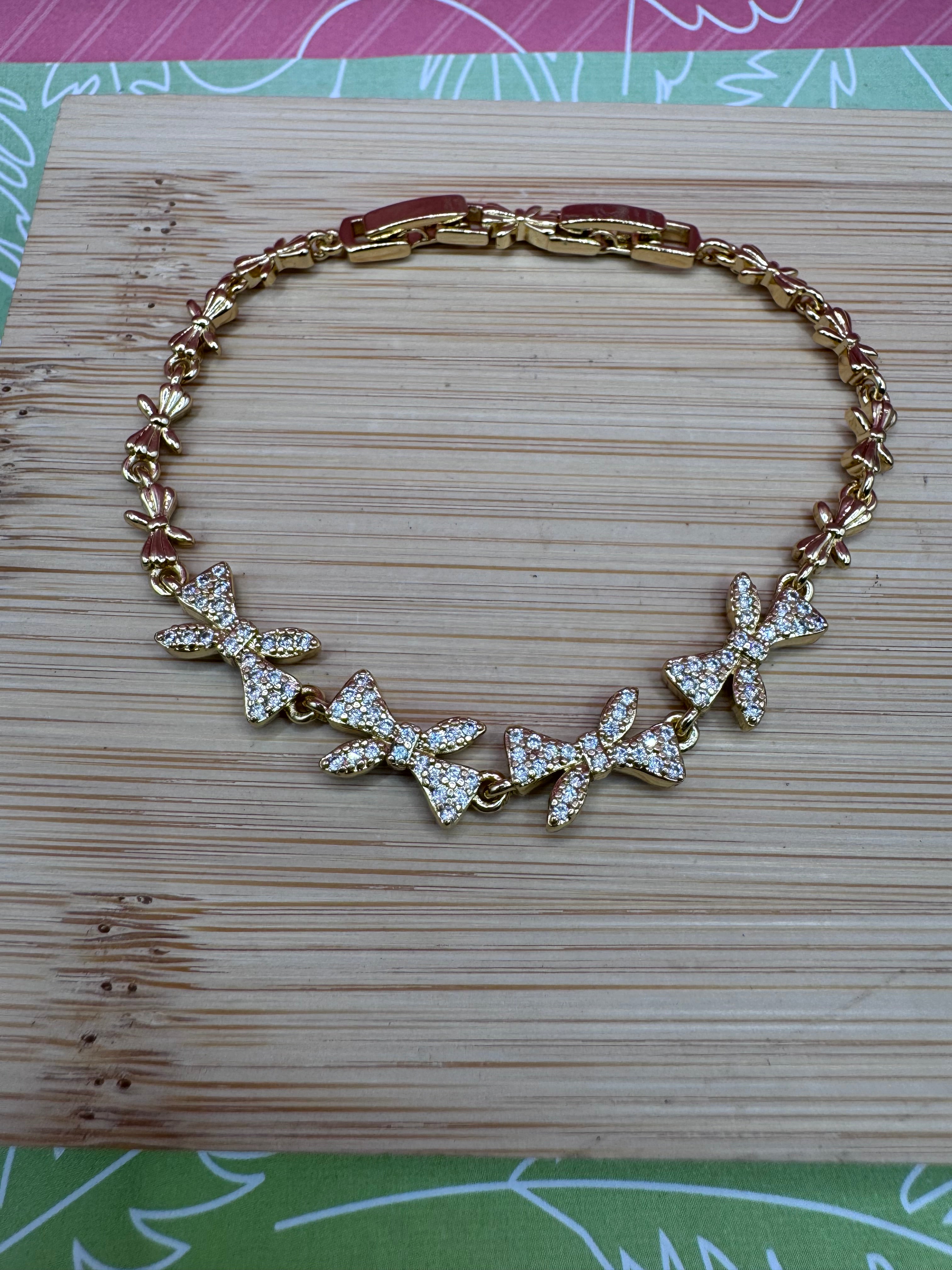14K BOW BRACELET MS-26110003