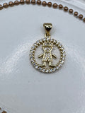 14K BOY PENDANT