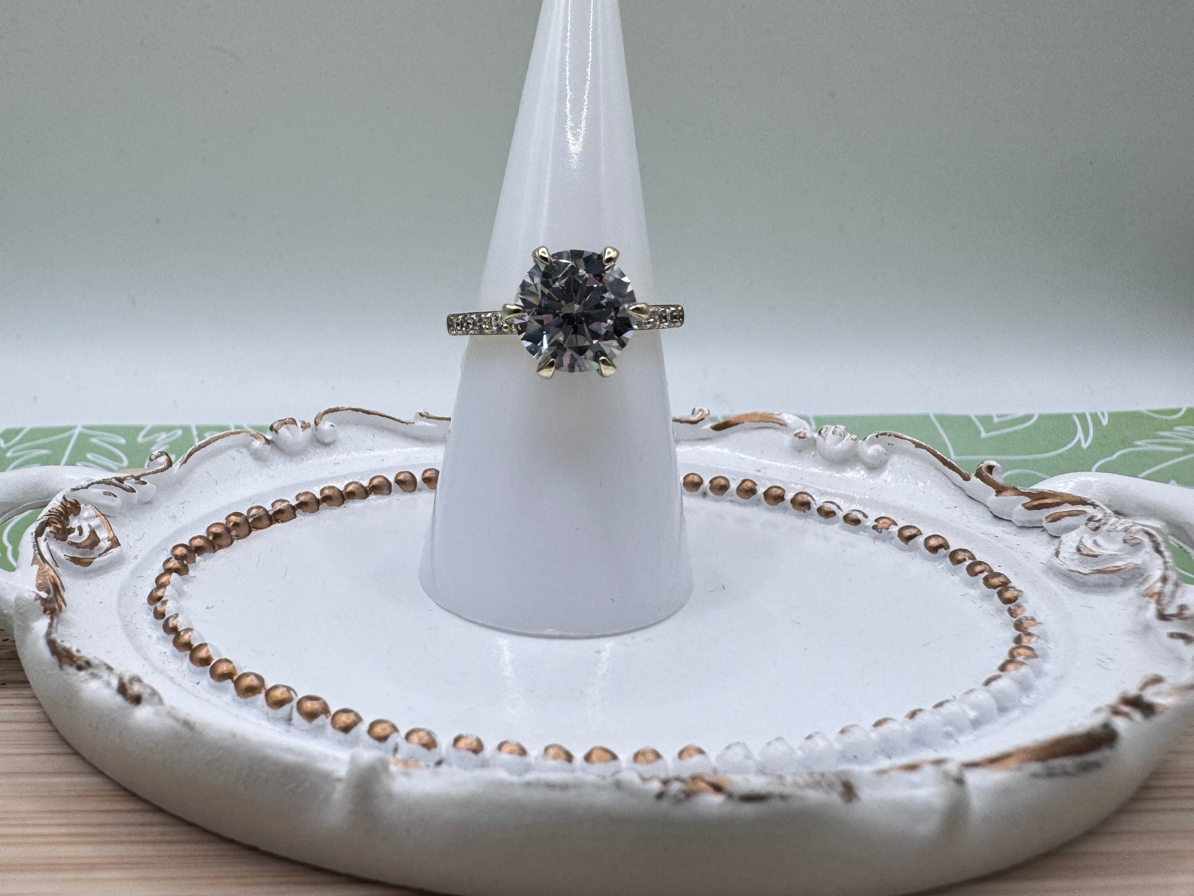 14K CLEAR RING X001139131