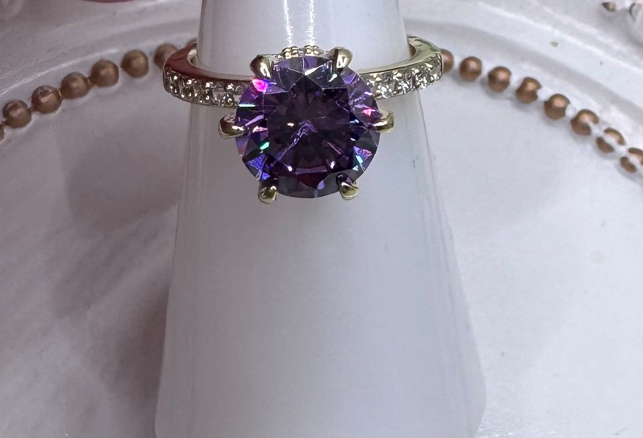 14K PURPLE RING X001154128