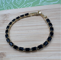 14K BLACK TENNIS BRACELET 4.6N MS-21050016