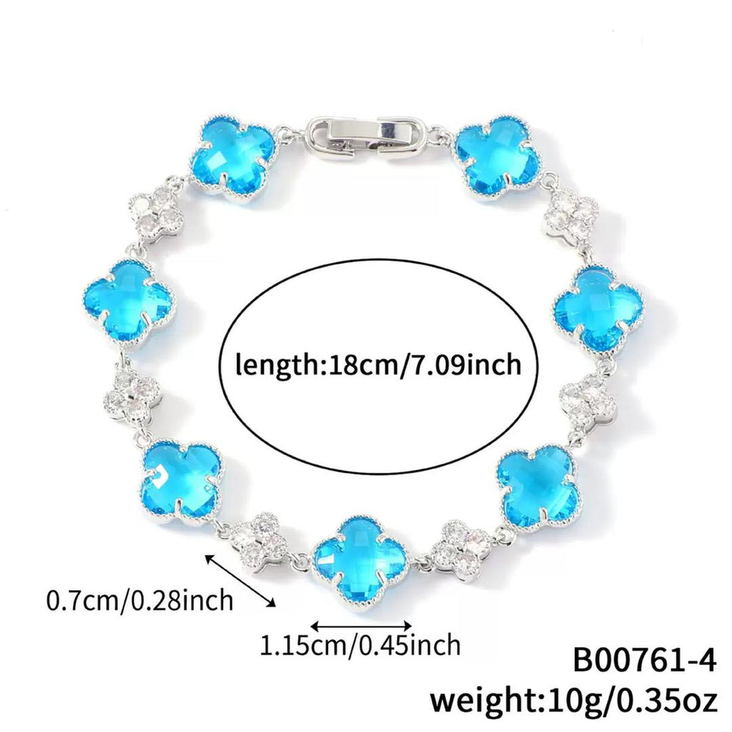 WHG CLOVER CRYSTAL BRACELET VARIETY