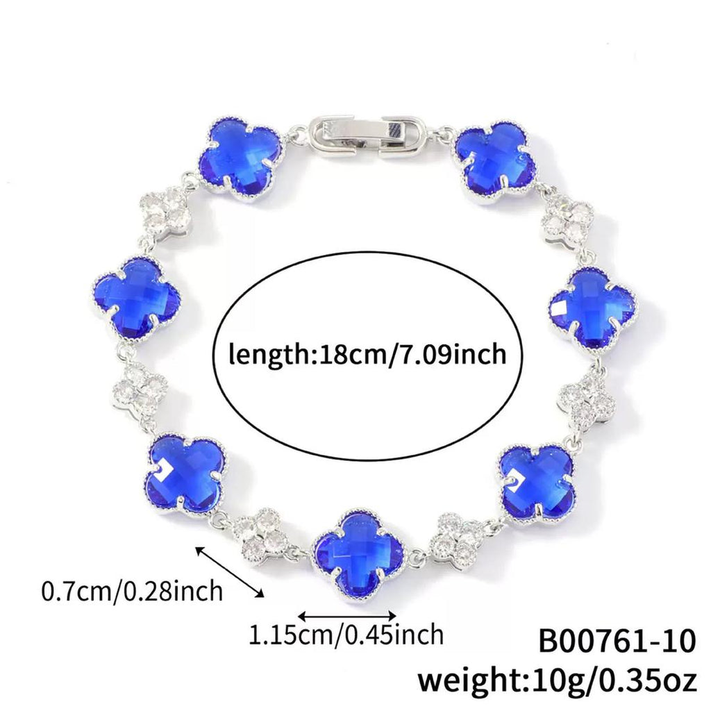 WHG CLOVER CRYSTAL BRACELET VARIETY