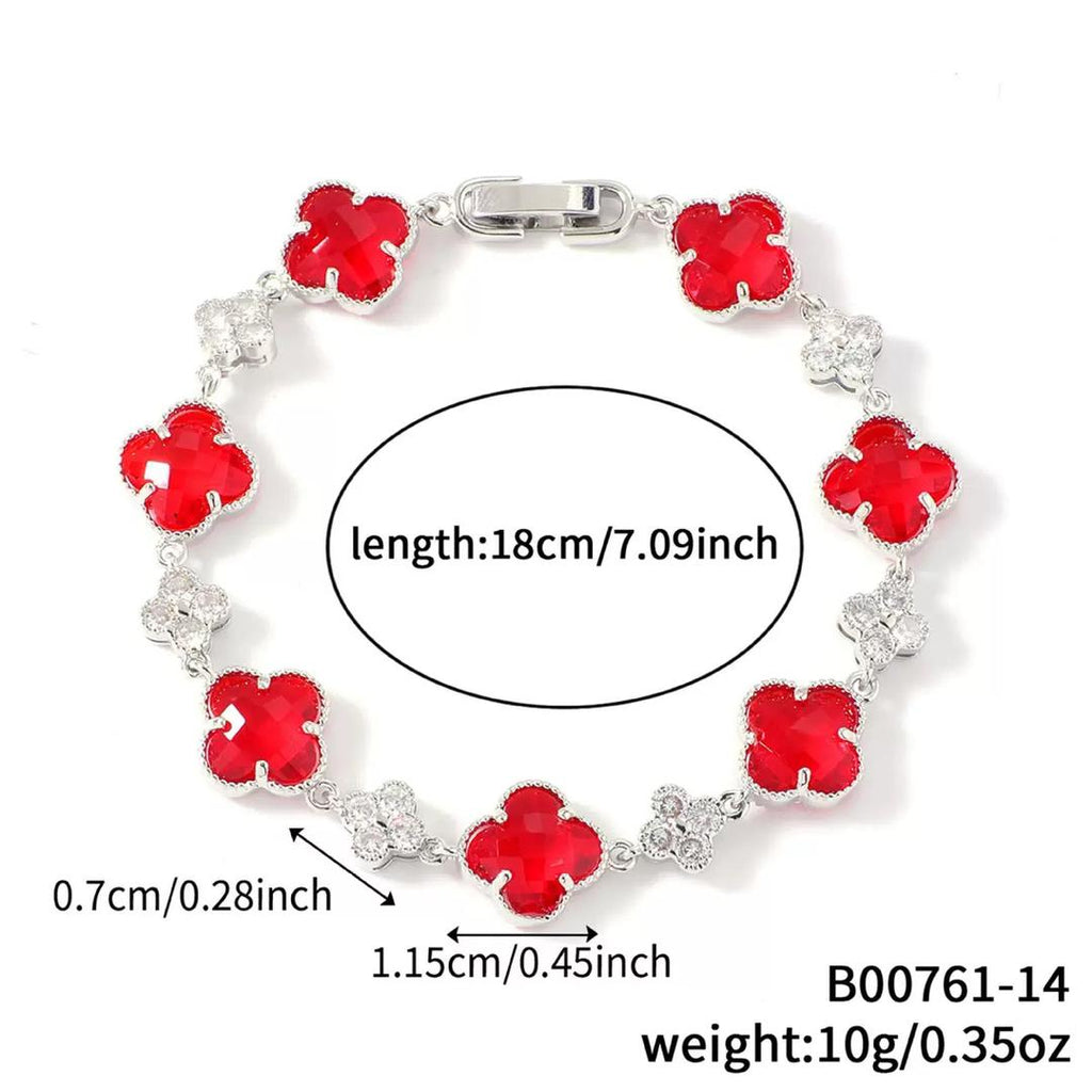 WHG CLOVER CRYSTAL BRACELET VARIETY