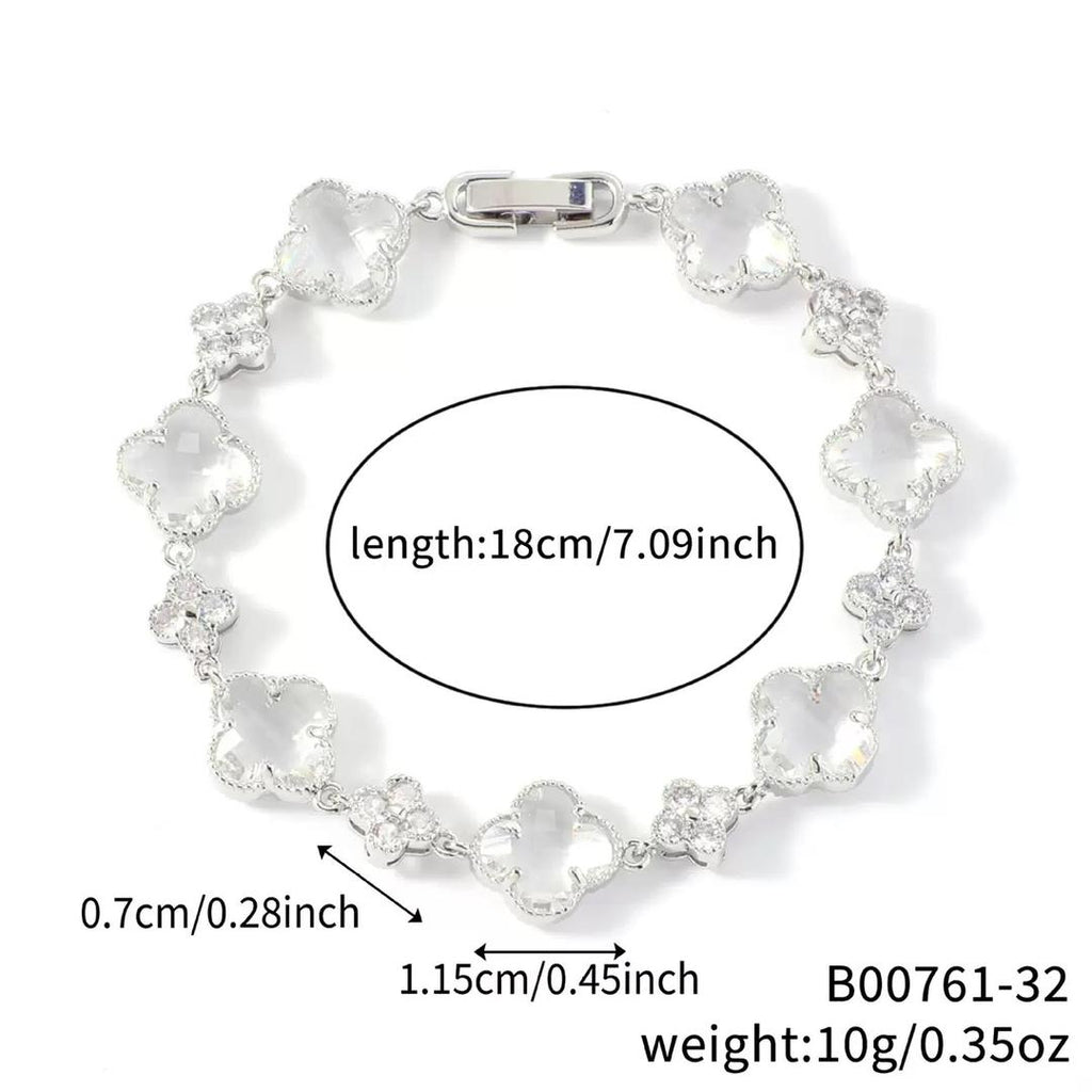 WHG CLOVER CRYSTAL BRACELET VARIETY
