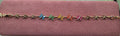 14k MULTICOLOR BUTTERFLY BRACELET MS-15420007