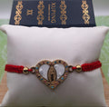 STS HEART/CIRCLE  VIRGIN  RED THREAD ADJUSTABLE T001125511