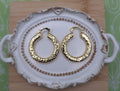 14K HOOP 1 INCH EARRINGS R-21960004