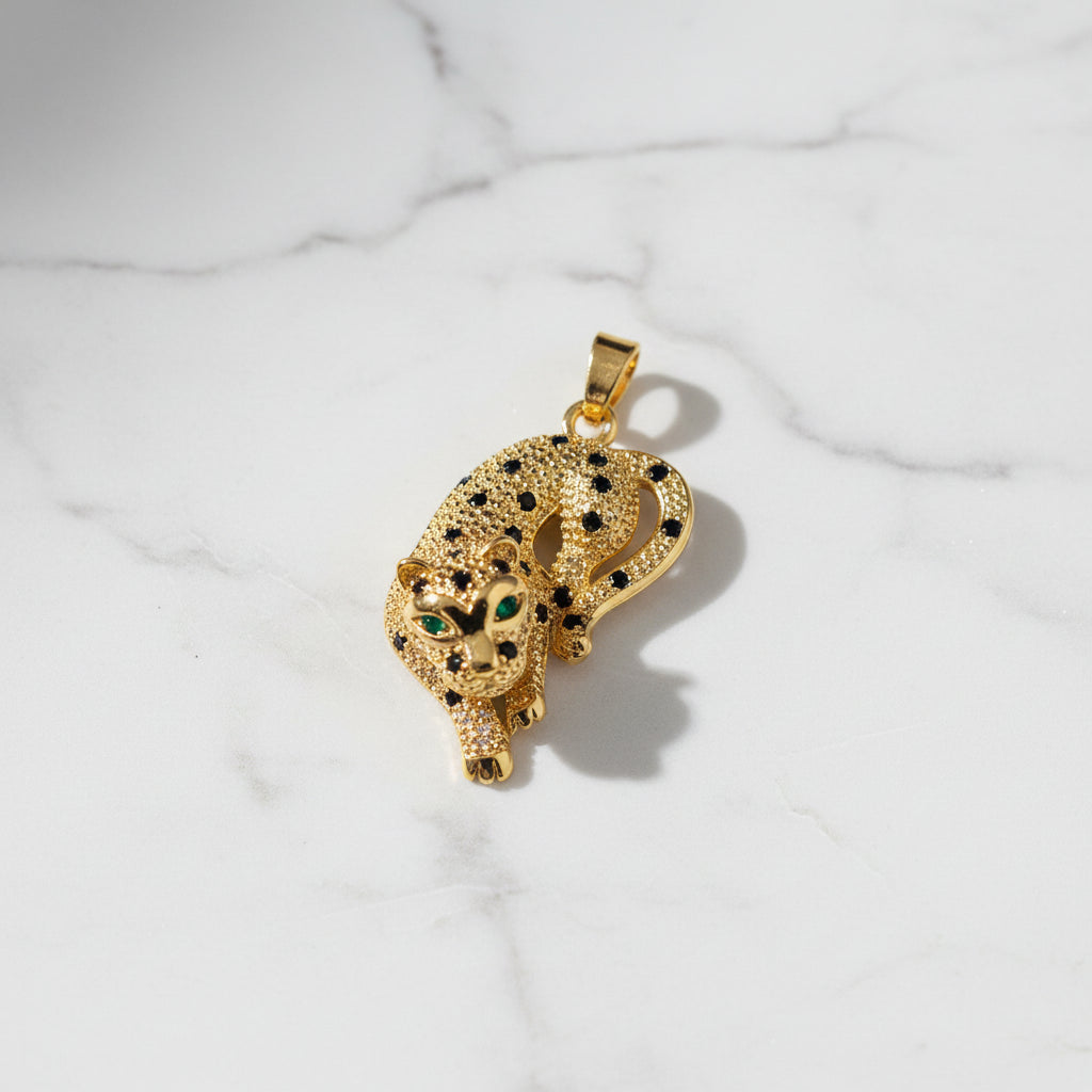 14K PANTHER PENDANT