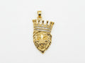 14K KING LION PENDANT