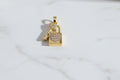 14K HEART LOCK AND KEY PENDANT