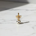 14K TROPHY SOCCER BALL PENDANT