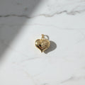 14K PUFFED HEART PENDANT CM