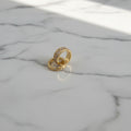14K DOUBLE CARTIER PENDANT