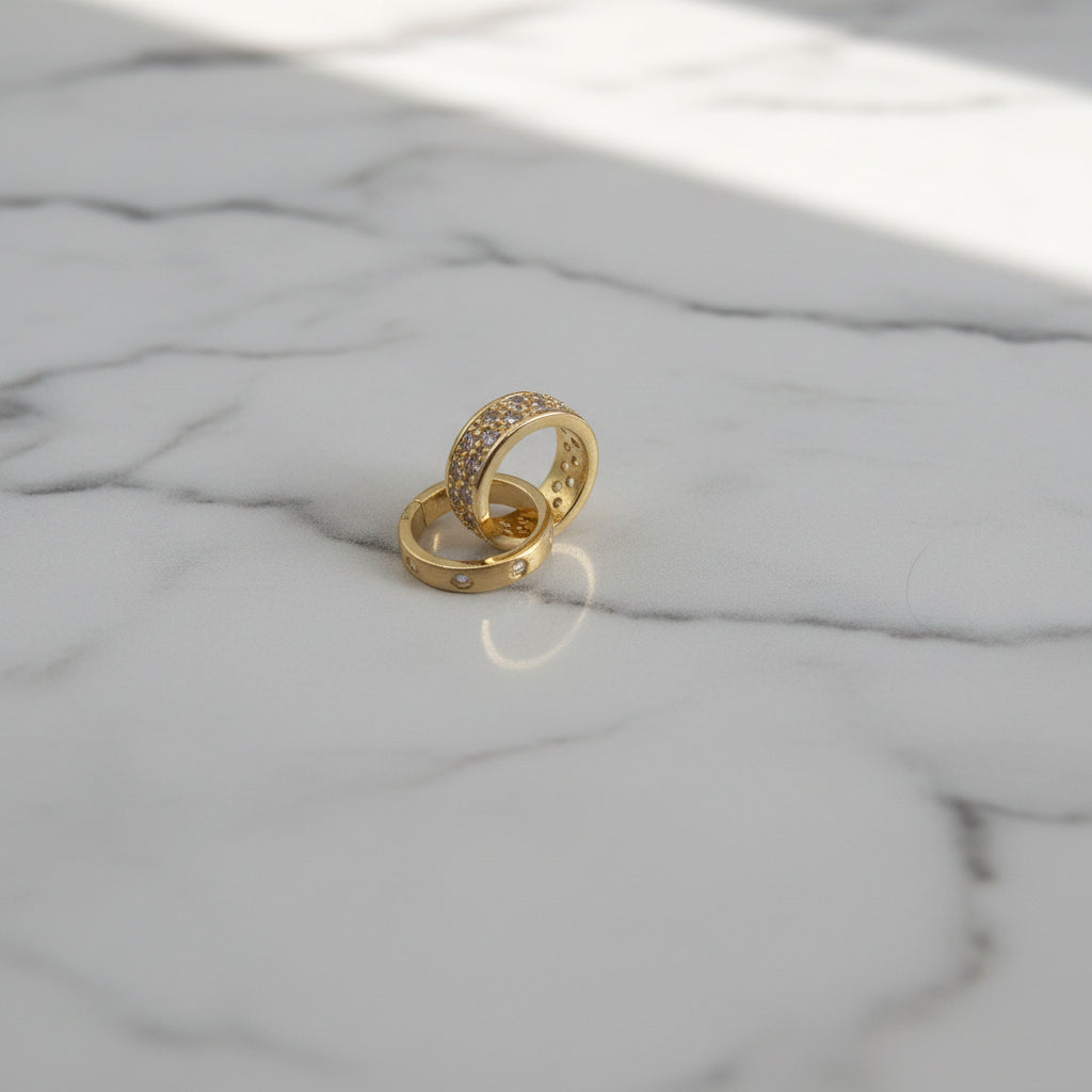 14K DOUBLE CARTIER PENDANT