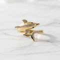 14K DOLPHIN RING X000913371