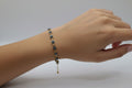 14K OVAL BLACK EVIL EYE BRACELET LCC-39830027