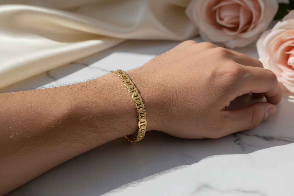 14K CHAIN LINK BRACELET LCC-36760037