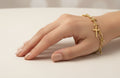 14K FIGARO STYLE LINK CHAIN BRACELET X001219196