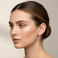 14K ANGULAR HOOP EARRING RK-80820008