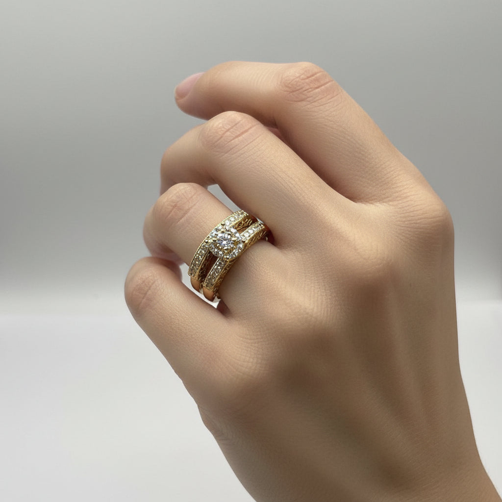 14K BRIDAL RING SET X000723650