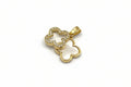 14K CLOVER CHARM PENDANT