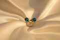 14K AQUA MINNIE PENDANT