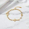 14K PRAYING ROSARY BRACELET CS-15730002