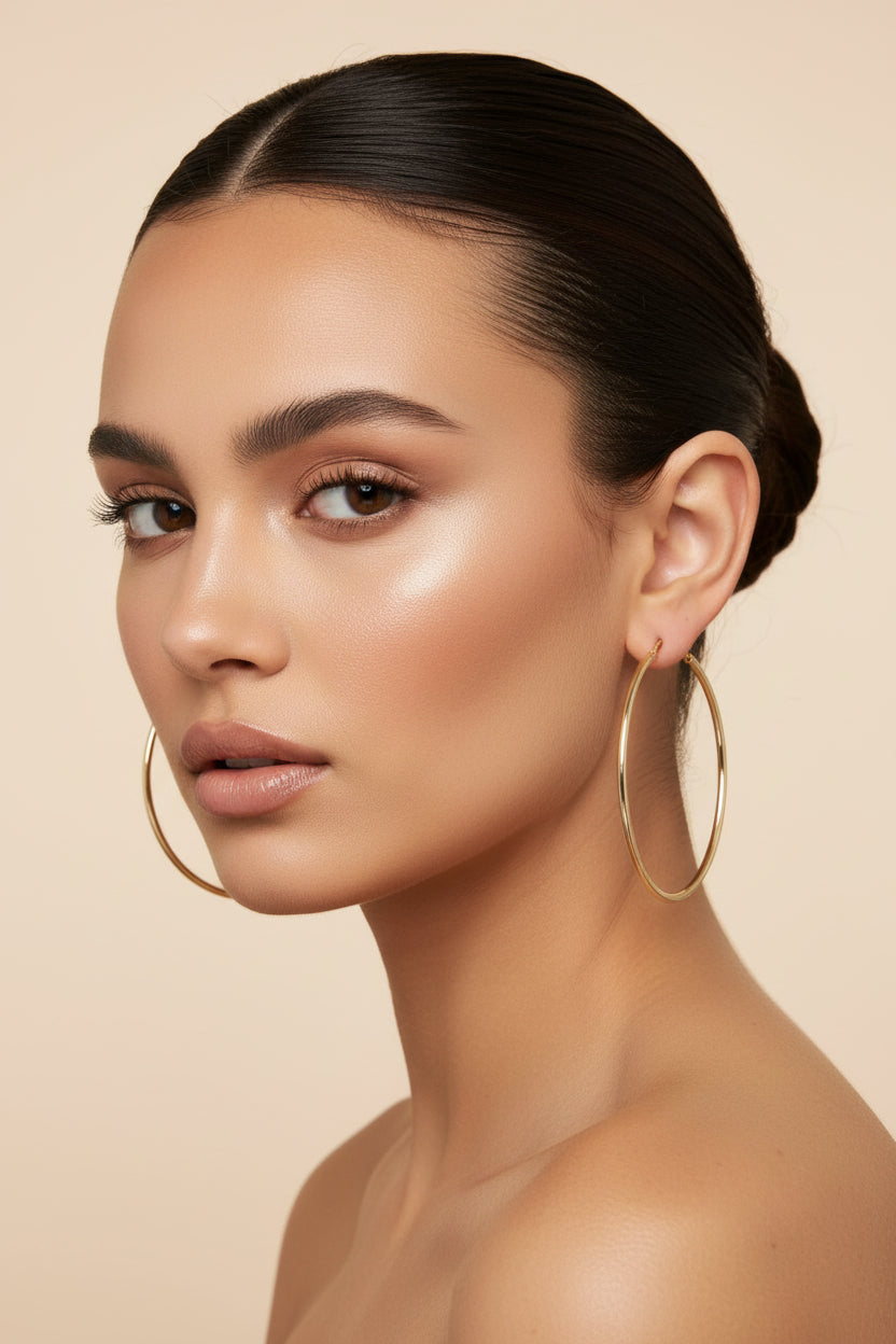 14K HOOP EARRINGS R-34180004