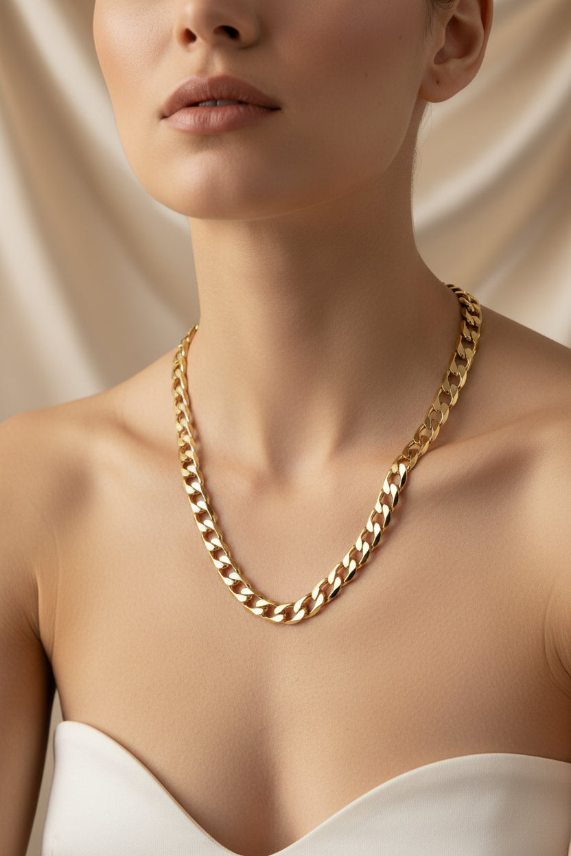 14K CUBAN LINK NECKLACE 6DC-50CM X001113314