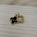 14K BLACK CLOVER PENDANT