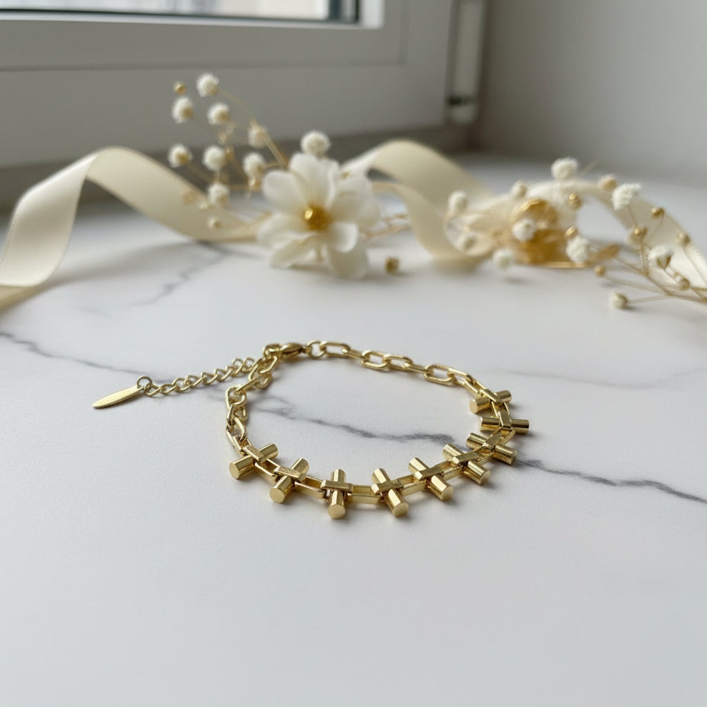 14K CROSS BRACELET X000988184