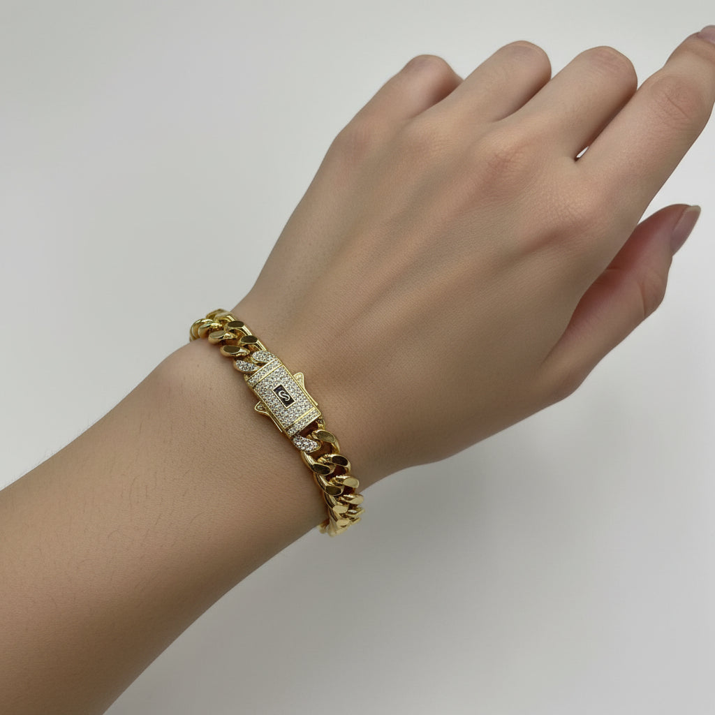 14K MONACO BRACELET CM
